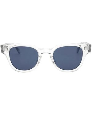 JULIUS TART Bryan Square-Frame Sunglasses - Blue