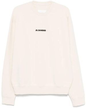 Jil Sander Relaxed-Fit Sweatshirt With Design - Natural
