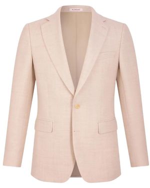 Fursac Single-Breasted Wool Blazer - Pink