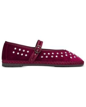 Flabelus Mae Ballet Flats - Purple