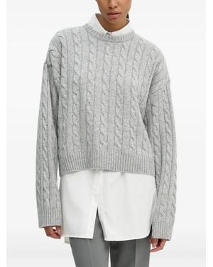 Day Birger et Mikkelsen Jersey con cuello redondo - Gris