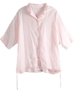 Casey Casey Drawstring Shirt - Pink