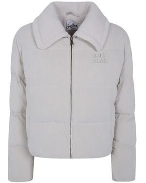 MC2 Saint Barth Veste En Velours Côtelé - Gray