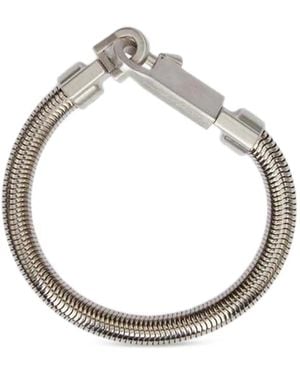 Rick Owens Snak Lobster-Claw Bracelet - Metallic