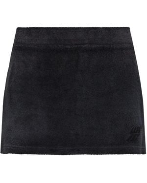 Alexander Wang Gonna Mini Con Ricamo - Nero