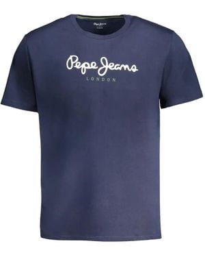 Pepe Jeans T-Shirt À Col Rond - Blue