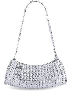 Rabanne 1969 Nano Chainmail Shoulder Bag - White
