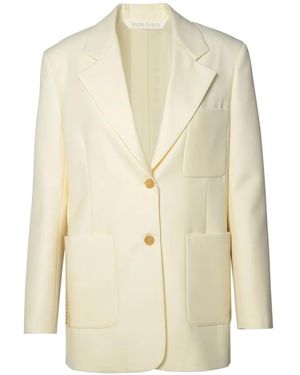 Palm Angels Pockets Blazer - White