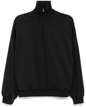 adidas X Fear Of God Athletics Half-Zip Sweatshirt - Black