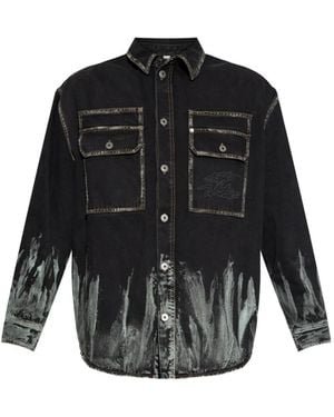 Off-White c/o Virgil Abloh Surchemise À Poches Plaquées - Black
