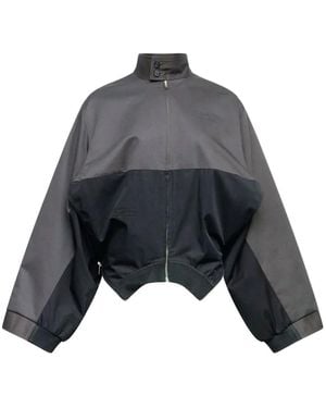 MM6 by Maison Margiela Zip Colour-Block Jacket - Grey