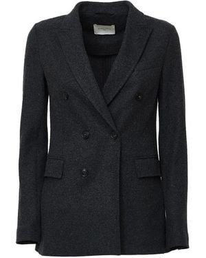 Circolo 1901 Double-Breasted Blazer - Black