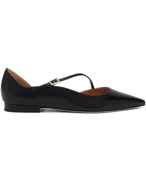 Malone Souliers Ballerine Con Fibbia Bettina - Nero