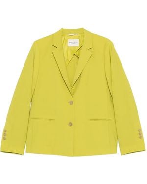 Marc O' Polo Single-Breasted Blazer - Yellow