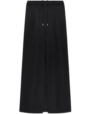 Courreges Elasticated-Waistband Trousers - Black
