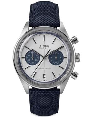Timex Marlin Jet Chronograph 40Mm Watch - Blue