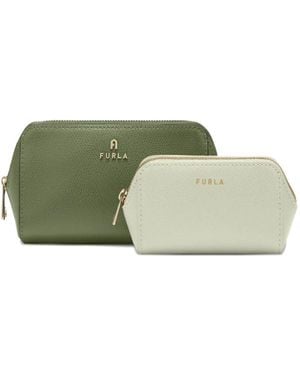 Furla Camelia コスメポーチ - グリーン