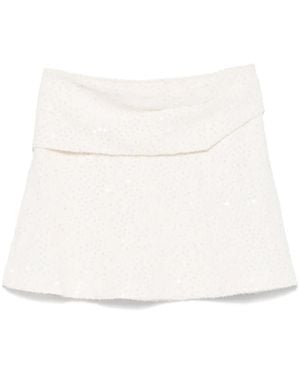 IRO Assil Mini Skirt - Natural