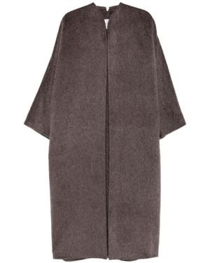 Max Mara Side-Slit Coat - Brown