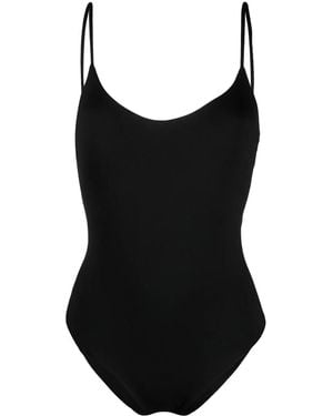 Fisico Scoop-Back One-Piece - Black