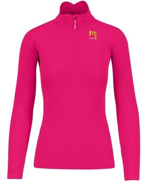 Karpos Half-Zip Long-Sleeve Sweatshirt - Pink