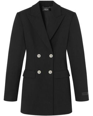 Versace Wool Blazer Dress - Black