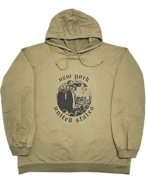 Raf Simons Sudadera Redux Aw01 New York Con Capucha - Verde