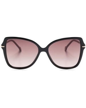 Carolina Herrera バタフライフレーム サングラス - ピンク