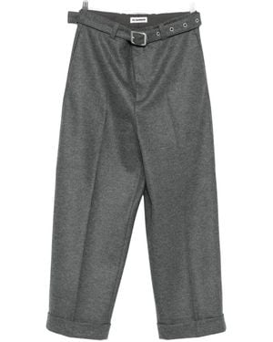 Jil Sander ベルテッド パンツ - グレー