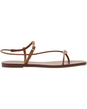 Loeffler Randall Lara Leather Sandals - Brown