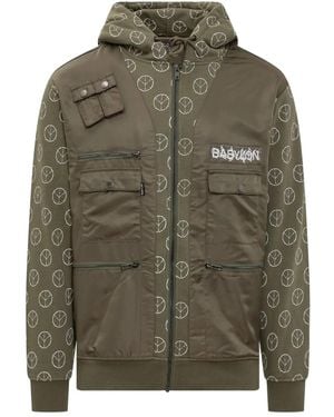 Babylon LA Jacquard Hooded Jacket - Green