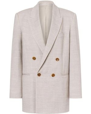 Philosophy Di Lorenzo Serafini Double-Breasted Blazer - Natural