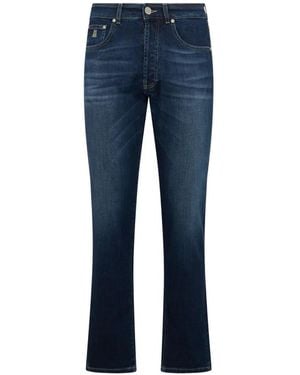 Moorer Five-Pocket Jeans - Blue