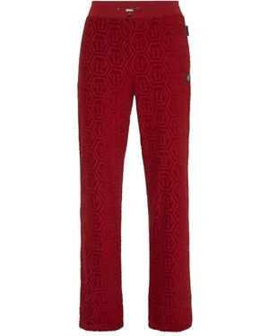 Philipp Plein Trainingsbroek Met Jacquard - Rood