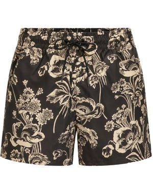 Commas Costume Da Bagno A Fiori - Nero