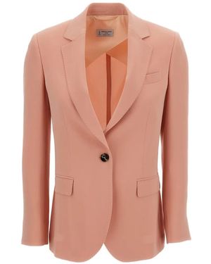 Alberto Biani Button Flap-Pocket Jacket - Pink