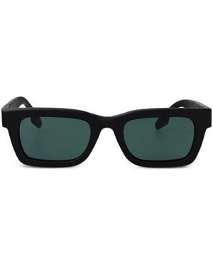 Vision Of Super The Rider Rectangle-Frame Sunglasses - Green