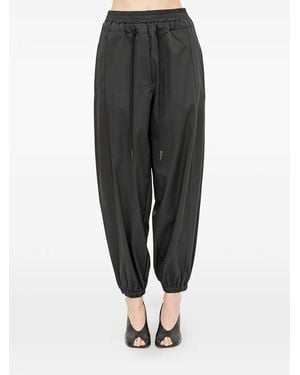 Andrea Ya'aqov Drawstring-Waist Jogging Trousers - Black