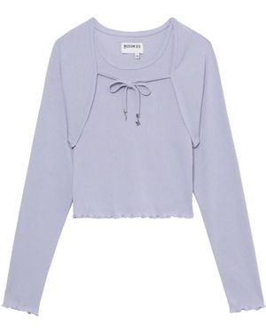 Musium Div. Haut À Design Superposé - Violet