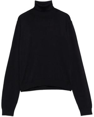 Daniele Fiesoli Turtleneck Merino-Wool Jumper - Black