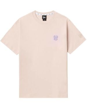 KTZ Embroidered-Logo T-Shirt - Pink