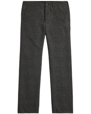 RRL Herringbone-Pattern Pants - Black
