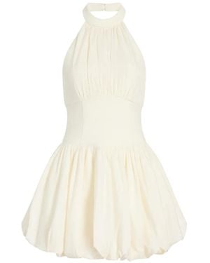 Cinq À Sept Macia Halter Bow Dress - White