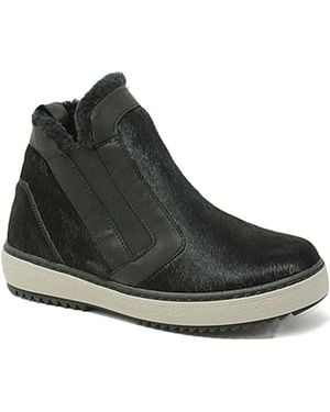 LAMONDIALE Pony-Fur Panelled Boots - Black