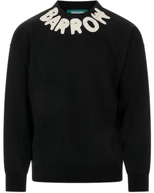 Barrow Logo-Print Jumper - Black