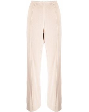 Palm Angels Trousers Beige - Natural