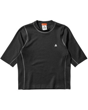 Nike T-Shirt À Logo Poitrine - Black