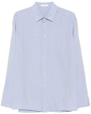 The Row Paxon Long-Sleeve Button-Up Shirt - White
