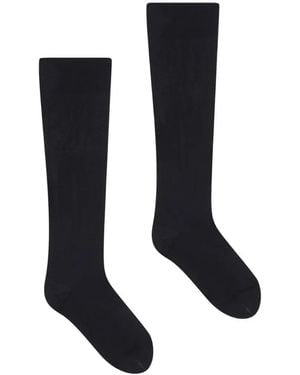 Wolford Pure Energy 30 Knee-High Socks - Black