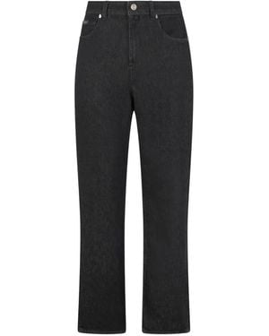 Billionaire Five-Pocket Straight Jeans - Black